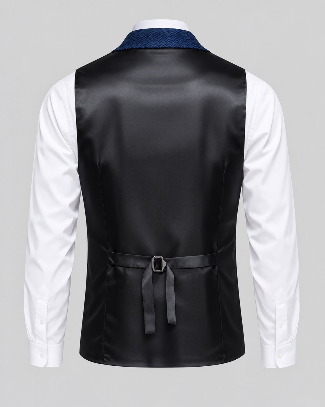 Pomence™ Herringbone Tweed Waistcoat