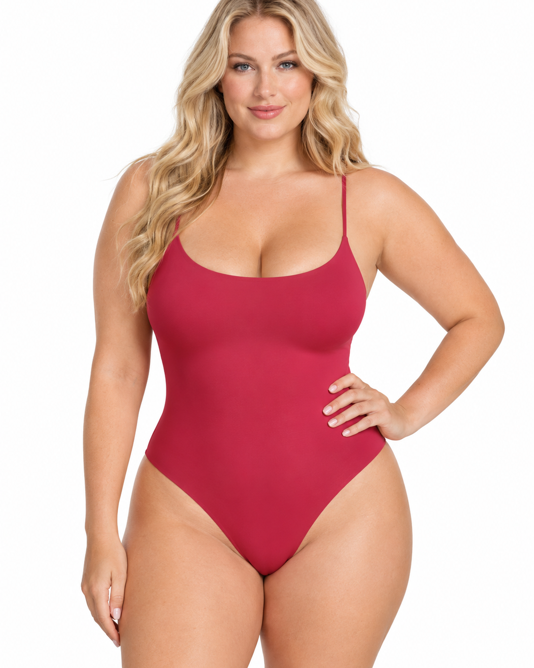 Snatched Bodysuit – Rose Red