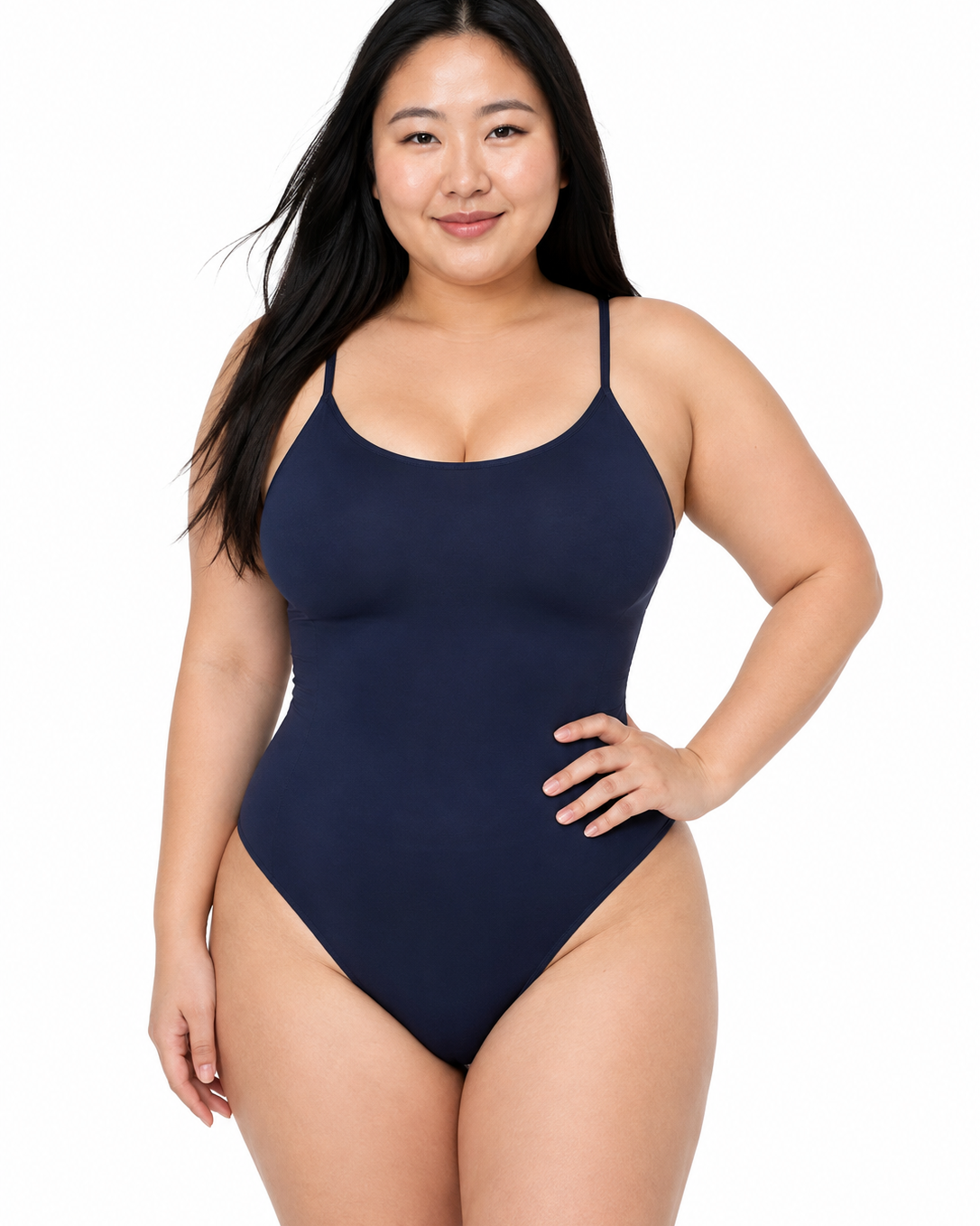 Snatched Bodysuit – Navy Blue