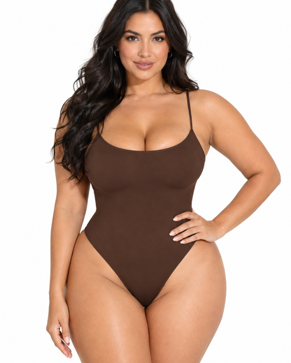 Snatched Bodysuit – Brown