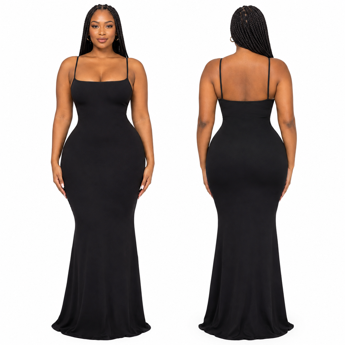 Sculpted Dress – Black