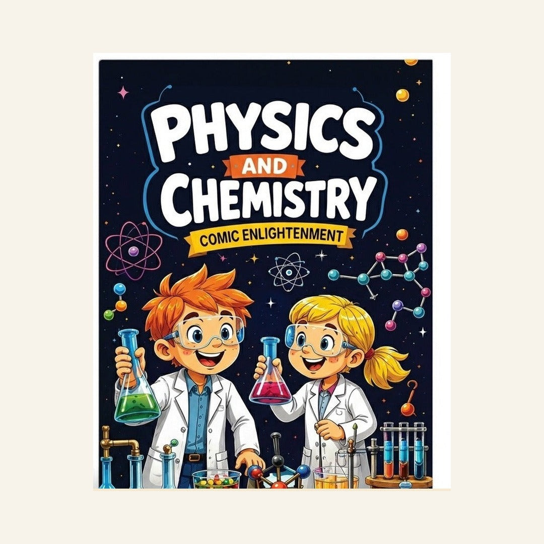 Pomence™ Physics & Chemistry Comic – front cover