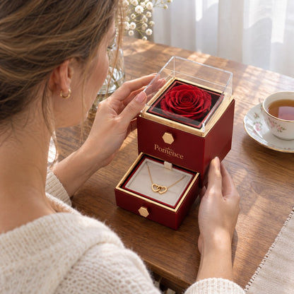 Pomence™ Eternal Rose Box with Heart Necklace — slot7