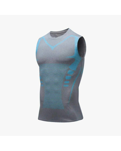 Pomence™ Men's Compression Shaping Tank. Pomence Men's Compression Shaping Tank, Grey