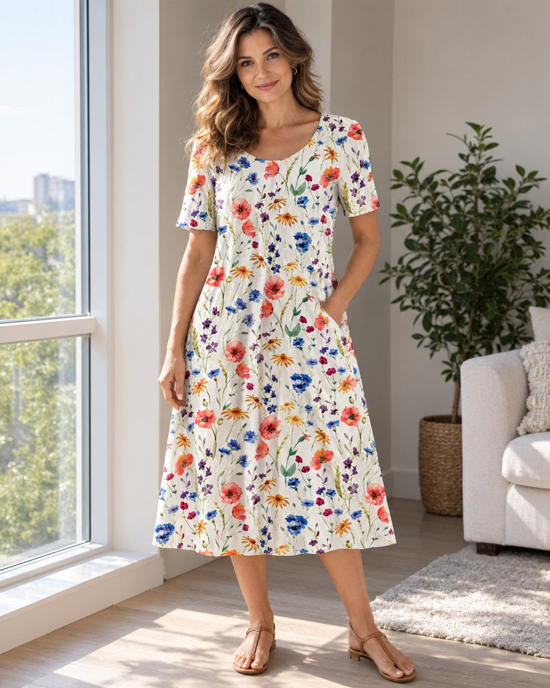 Marlow - Women's Comfortable Printed Dress