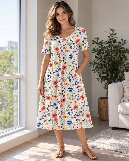 Marlow - Women's Comfortable Printed Dress