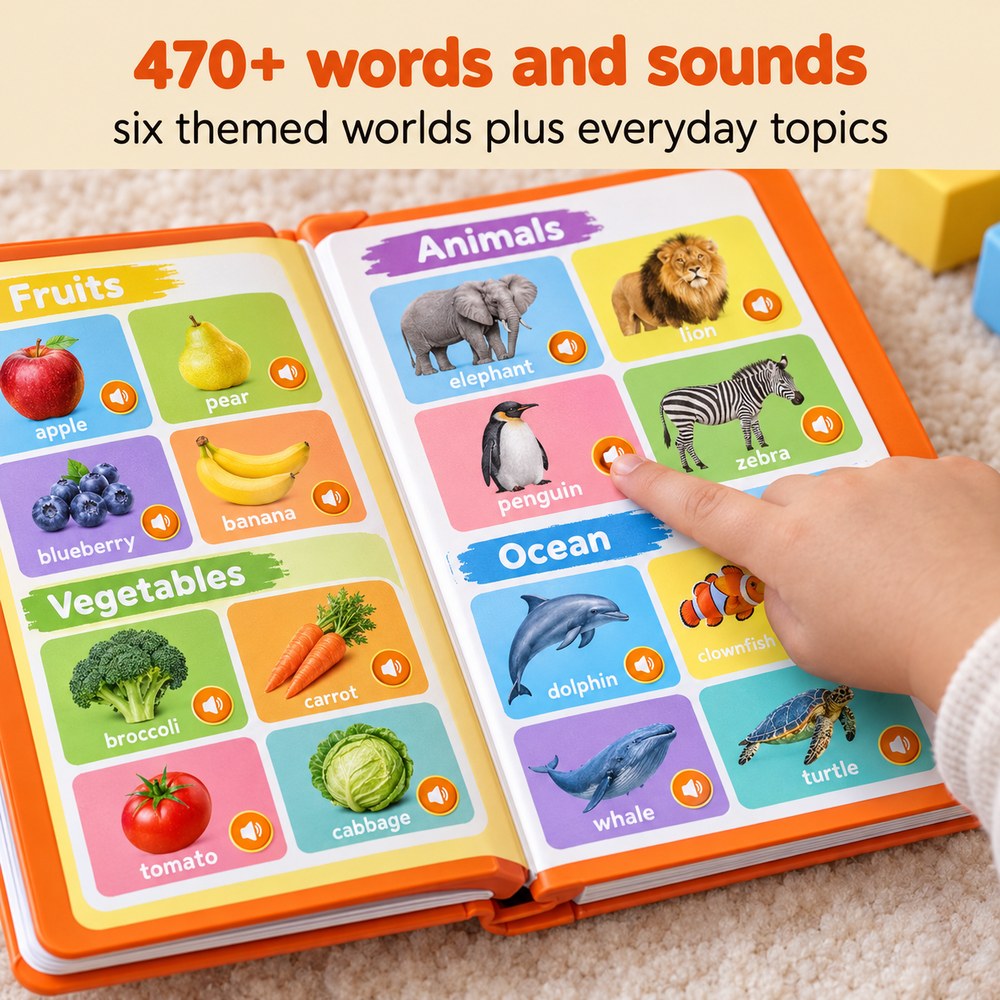 Pomence™ First Words Sound Book — slot4