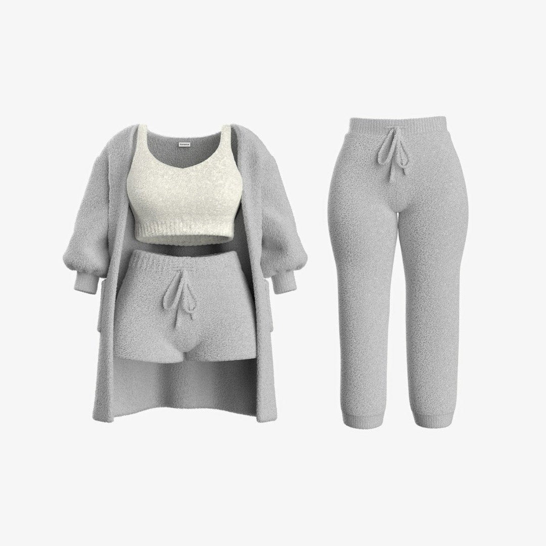 The Gray 4 Piece Set with the matching joggers, our listing photo.