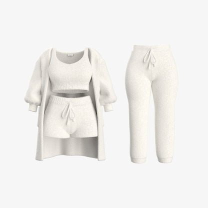The Ivory 4 Piece Set with the matching joggers, our listing photo.