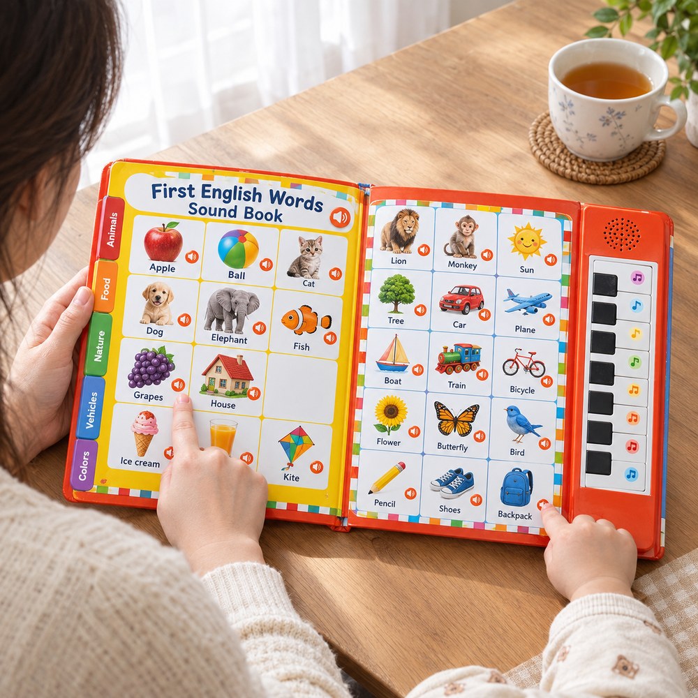 Pomence™ First Words Sound Book — slot7