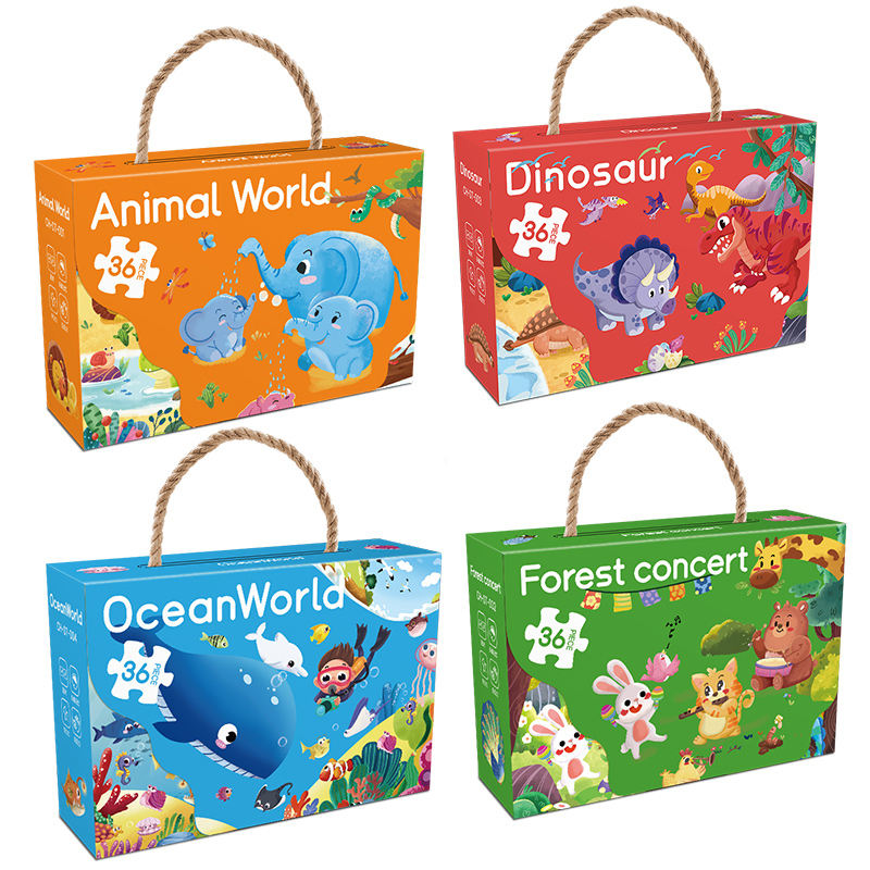 36-Piece Cartoon Jigsaw Puzzle Set