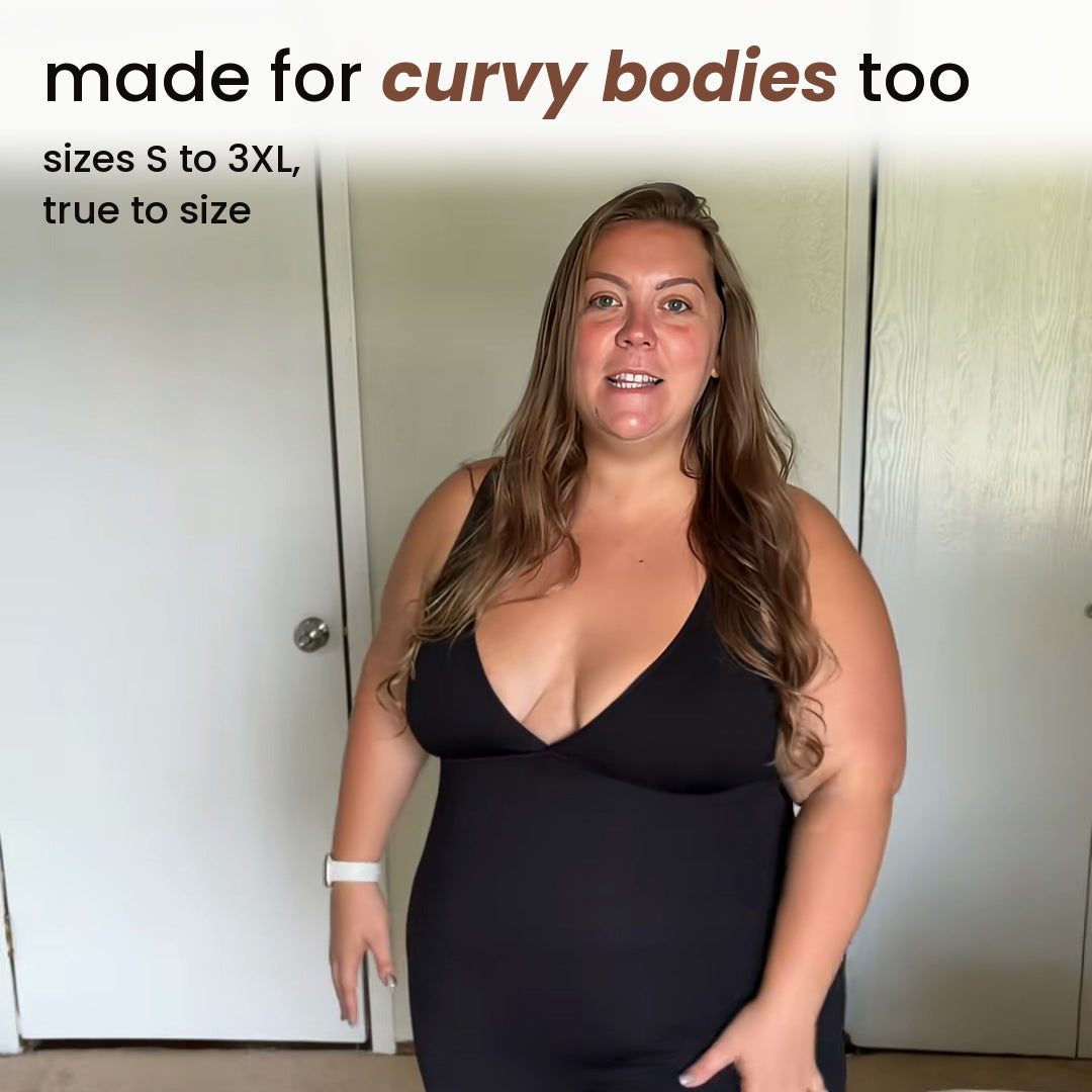 made for curvy bodies too: sizes S to 3XL, true to size