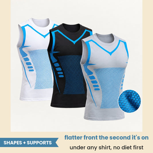 flatter front the second it's on: under any shirt, no diet first