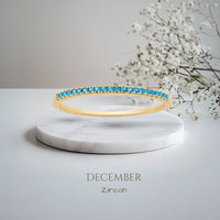 December - Blue Zircon