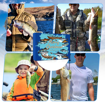 Real anglers with real catches, a gift for fishermen of every age