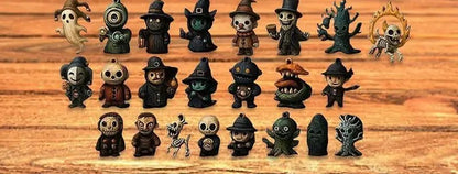 Roster of collectible horror-themed Halloween characters