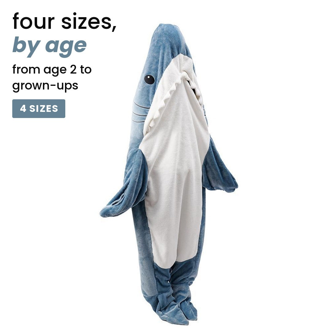 four sizes, by age: from age 2 to grown-ups