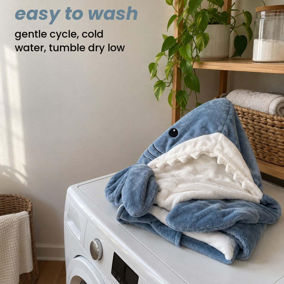 easy to wash: gentle cycle, cold water, tumble dry low