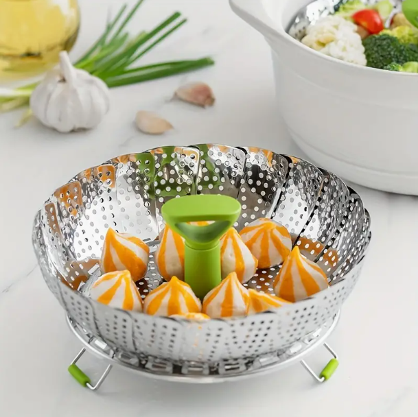 Stainless Steel Folding Steaming Rack