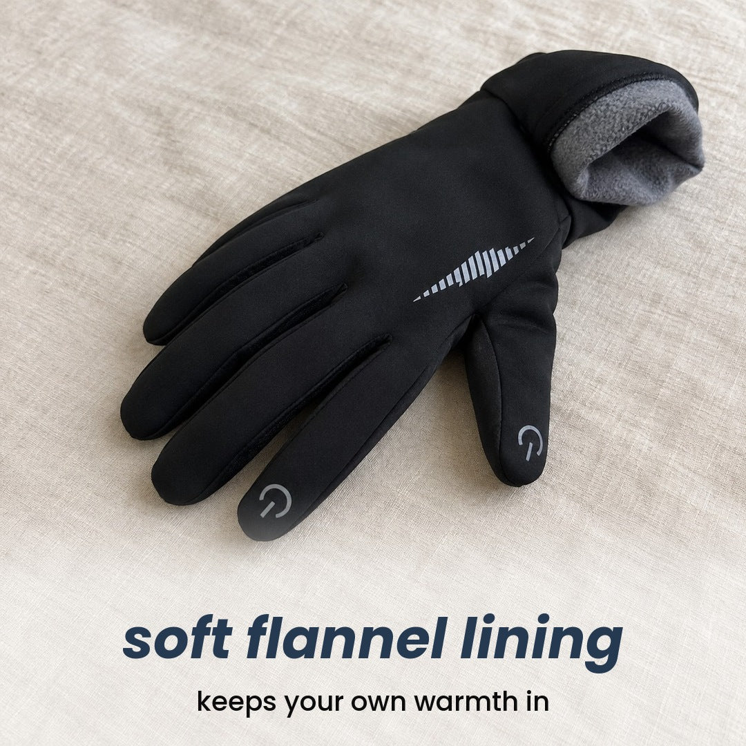 soft flannel lining, keeps your own warmth in