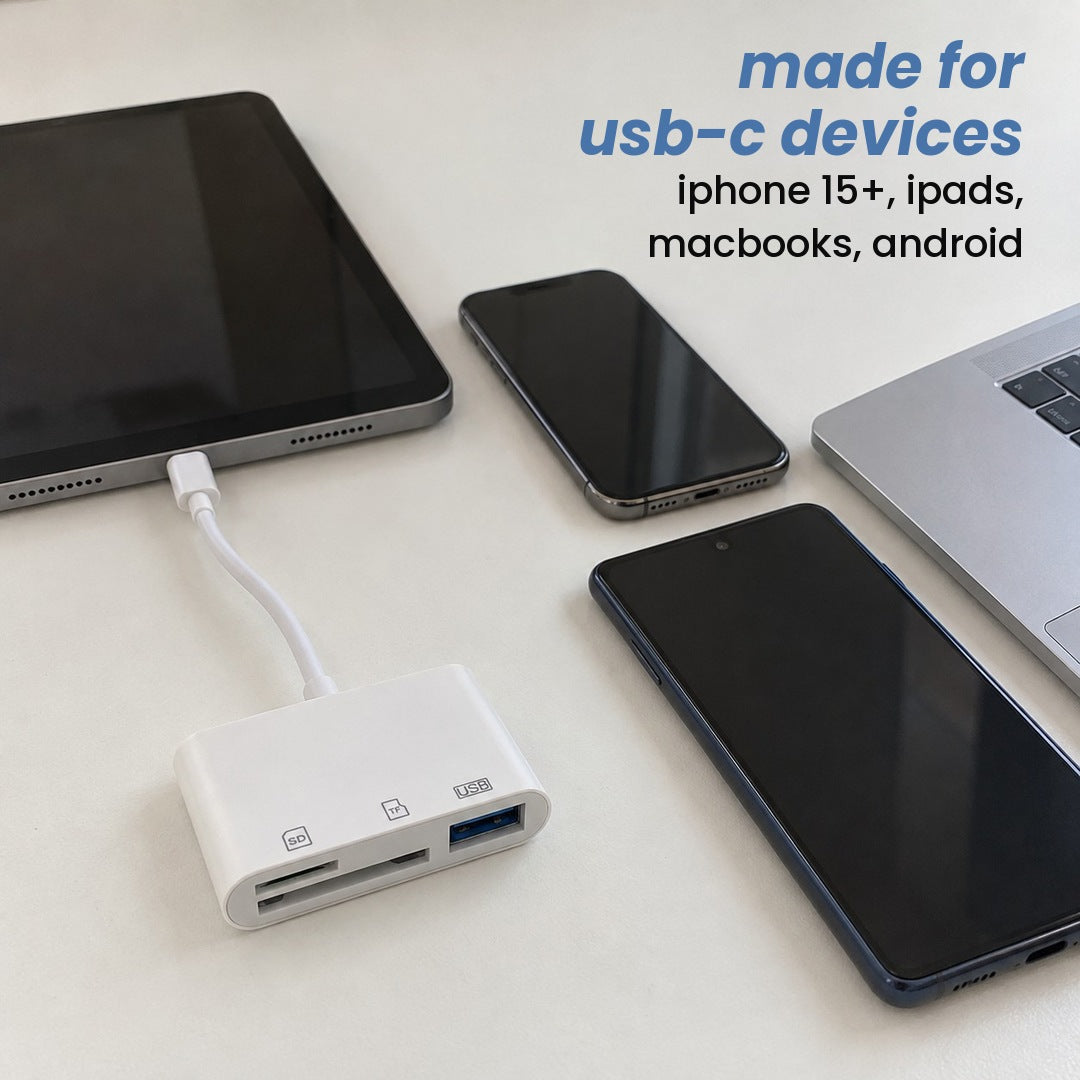 made for usb-c devices: iphone 15+, ipads, macbooks, android