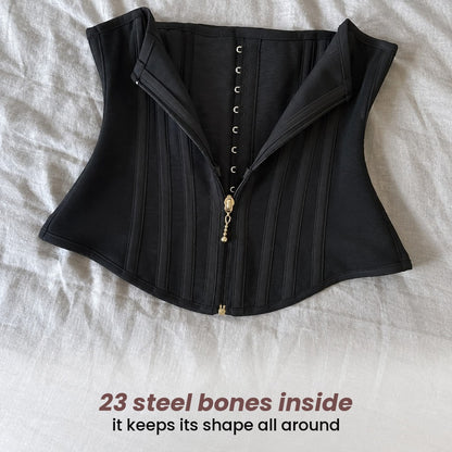 23 steel bones inside: it keeps its shape all around